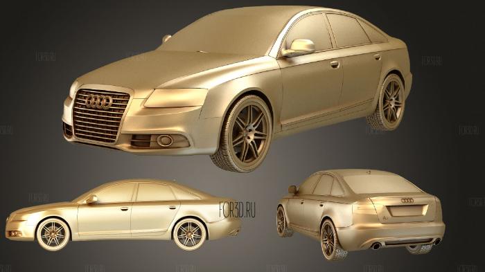 Audi A6 sedan 2011 stl model for CNC